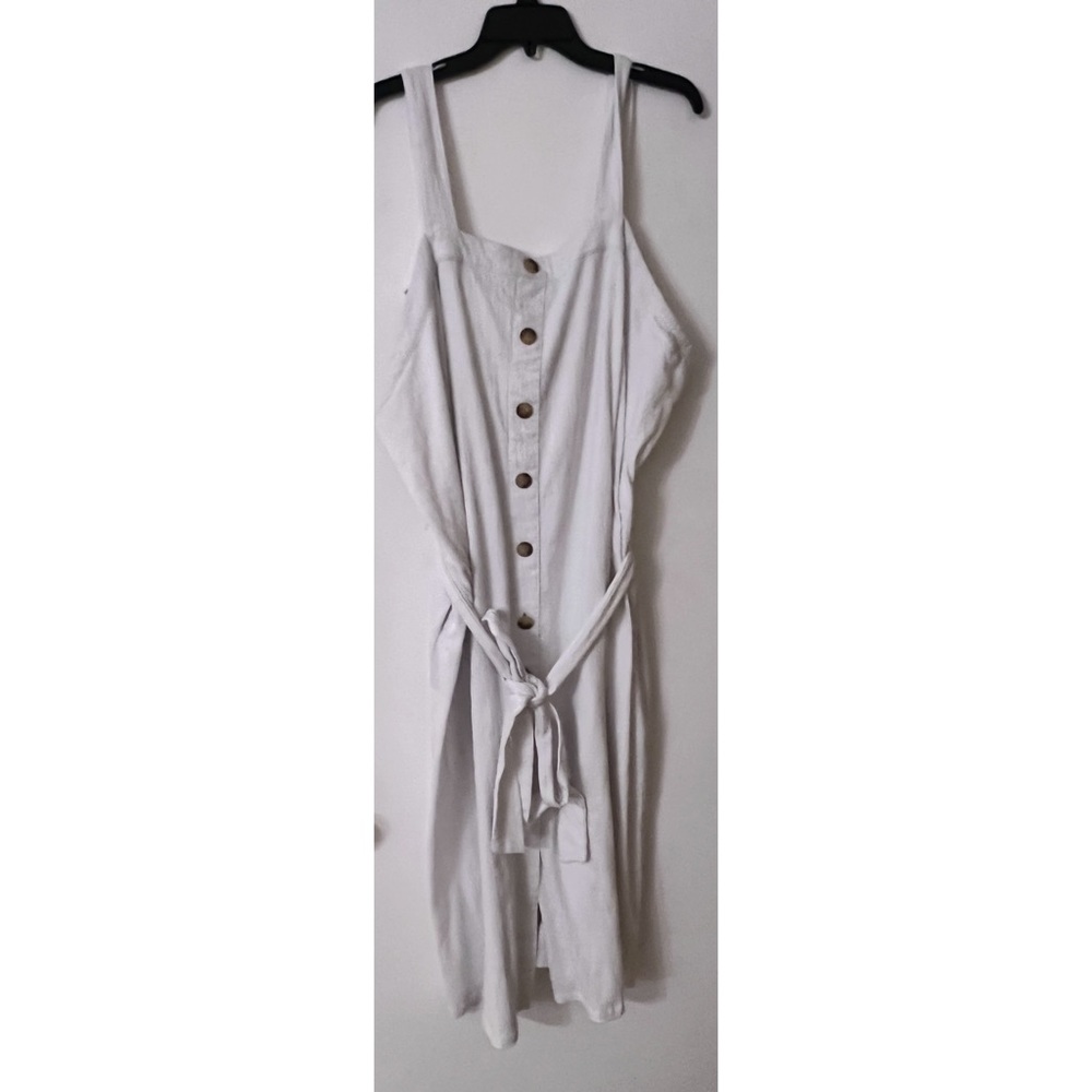 Midi Dress with faux buttons